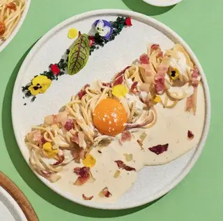 Hình ảnh Mì Ý sốt kem