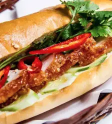 Hình ảnh Bánh mì heo quay