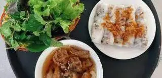 Hình ảnh Bánh cuốn chả nướng