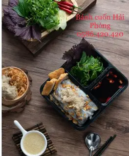 Hình ảnh Bánh cuốn nhân chả mỡ