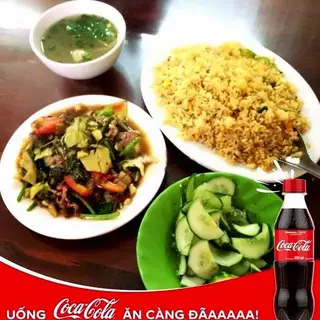 Hình ảnh Combo cơm rang dưa bò - coca