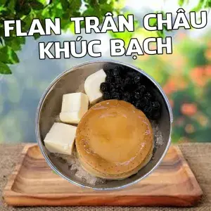 Hình ảnh Flan big size trân châu - khúc bạch