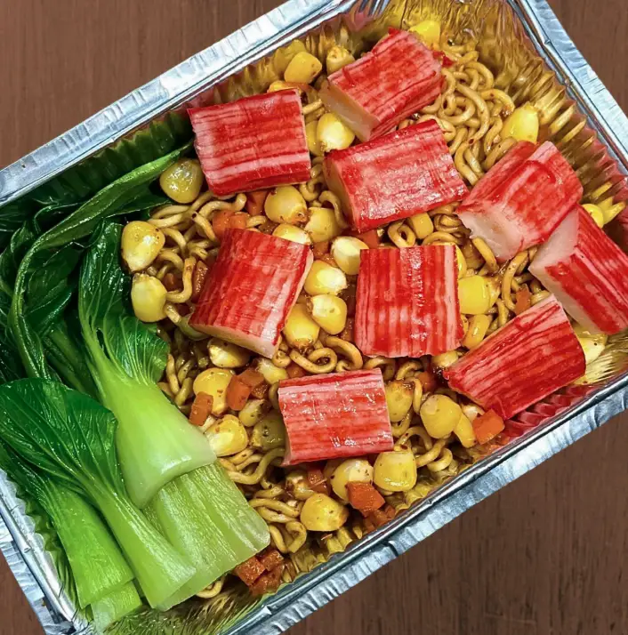 Hình ảnh Mì trộn siêu thanh cua