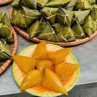 Hình ảnh Bánh gio mật mía Bắc Kạn (bán theo chục)