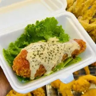 Hình ảnh Gà sốt kem hành