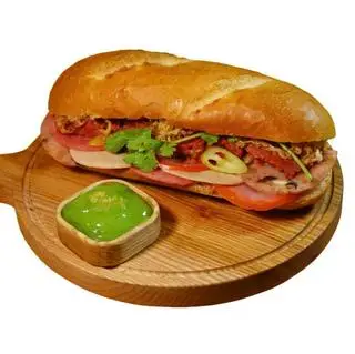 Hình ảnh Bánh mì bơ cốm ổ thường