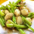 Hình ảnh Sò huyết xào tỏi