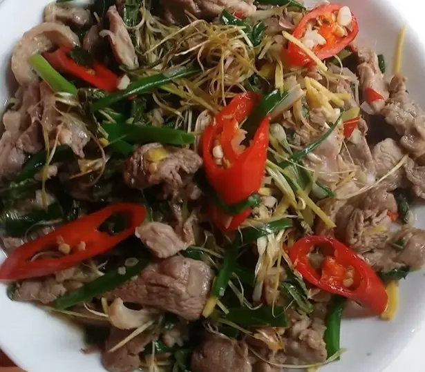 Hình ảnh Ngan xào sả ớt