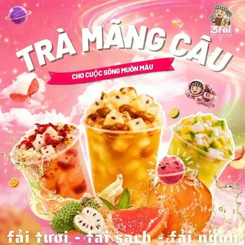 Hình ảnh Vũ Trụ Trà Trái Cây 3Fải - Phan Văn Hùm