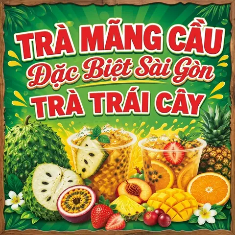 Hình ảnh Trà Mãng Cầu Đặc Biệt Sài Gòn - Cầu Diễn