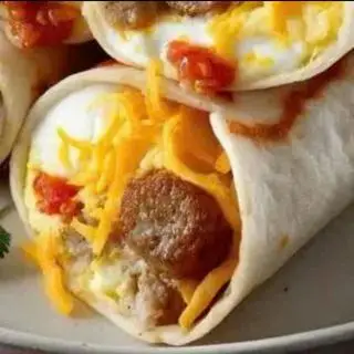 Hình ảnh Tacos xúc xích trứng
