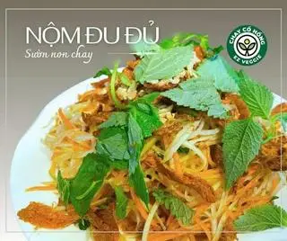 Hình ảnh Nộm đu đủ ram khô chay