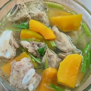 Hình ảnh Cơm canh sườn bí non