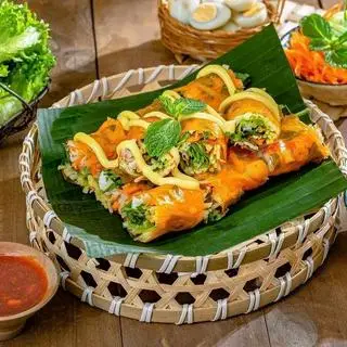 Hình ảnh Bánh tráng cuốn - vừa