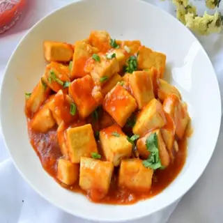 Hình ảnh Cơm đậu hũ kho cà chua