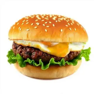 Hình ảnh Burger bò trứng