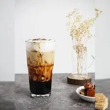 Hình ảnh Cà phê sữa tươi đường đen