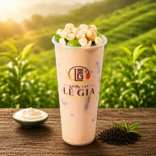 Hình ảnh Olong sen đào dừa non