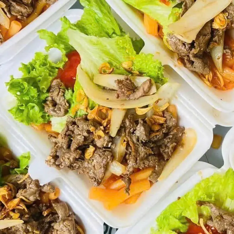 Hình ảnh Nui xào bò