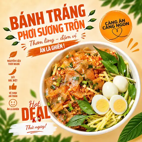 Hình ảnh Bánh Tráng Trộn Chú Ba Duy - Phan Văn Trị