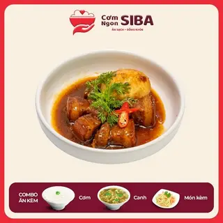 Hình ảnh Cơm Thịt Kho Trứng + Trà Sâm Dứa
