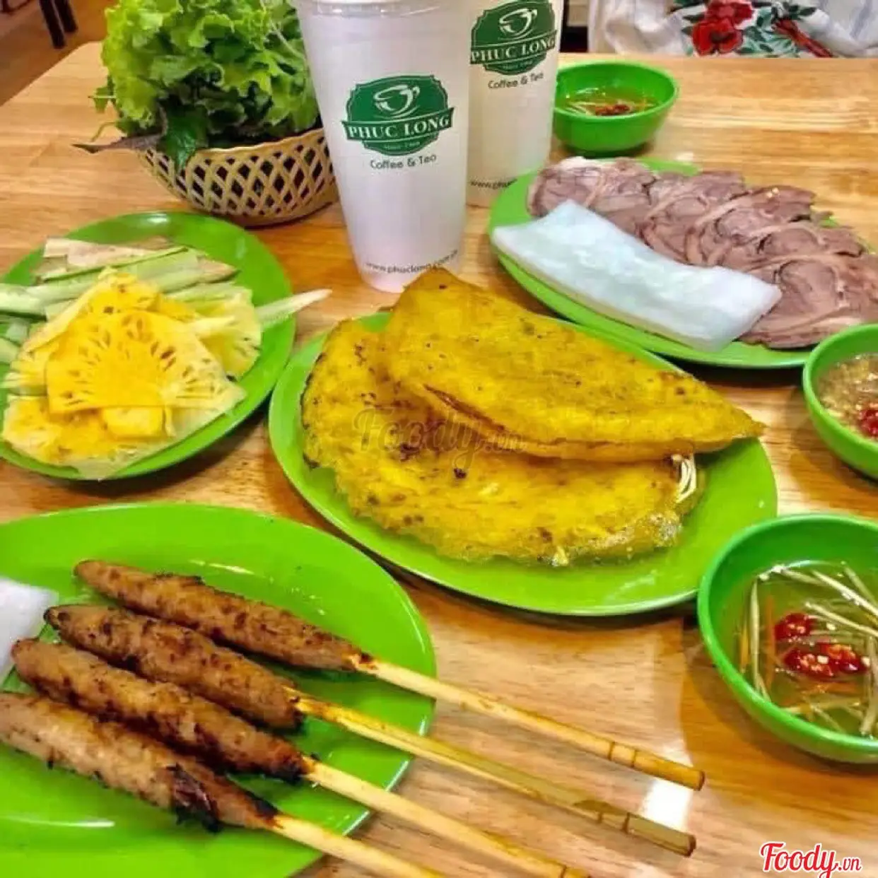 Hình ảnh Combo 5 (3 bánh xèo, 10 nem lụi)