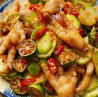 Hình ảnh Chân gà sốt Thái