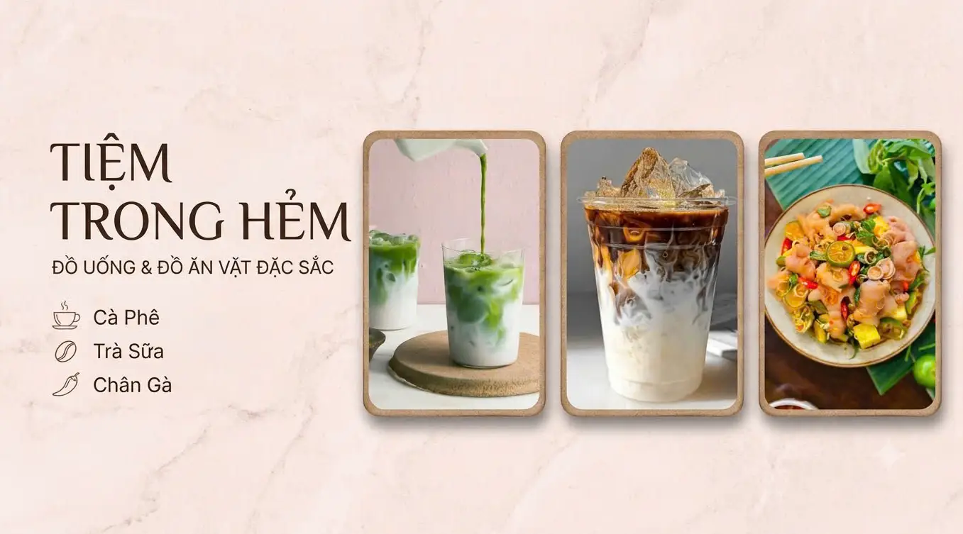 Hình ảnh Tiệm trong Hẻm - Cà phê & Chân Gà Sốt Thái - Phạm Thế Hiển