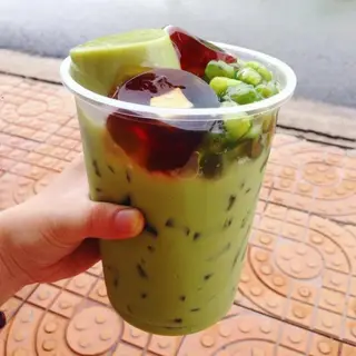 Hình ảnh Trà sữa dưa lưới