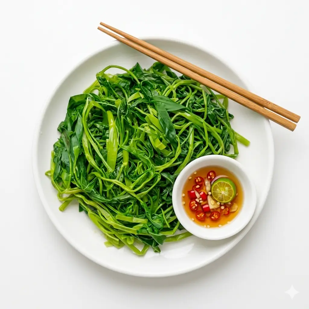 Hình ảnh Rau Muống luộc