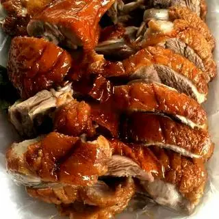 Hình ảnh Vịt nướng nửa con - canh măng tiết - bún khô