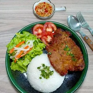 Hình ảnh Cơm sườn nướng