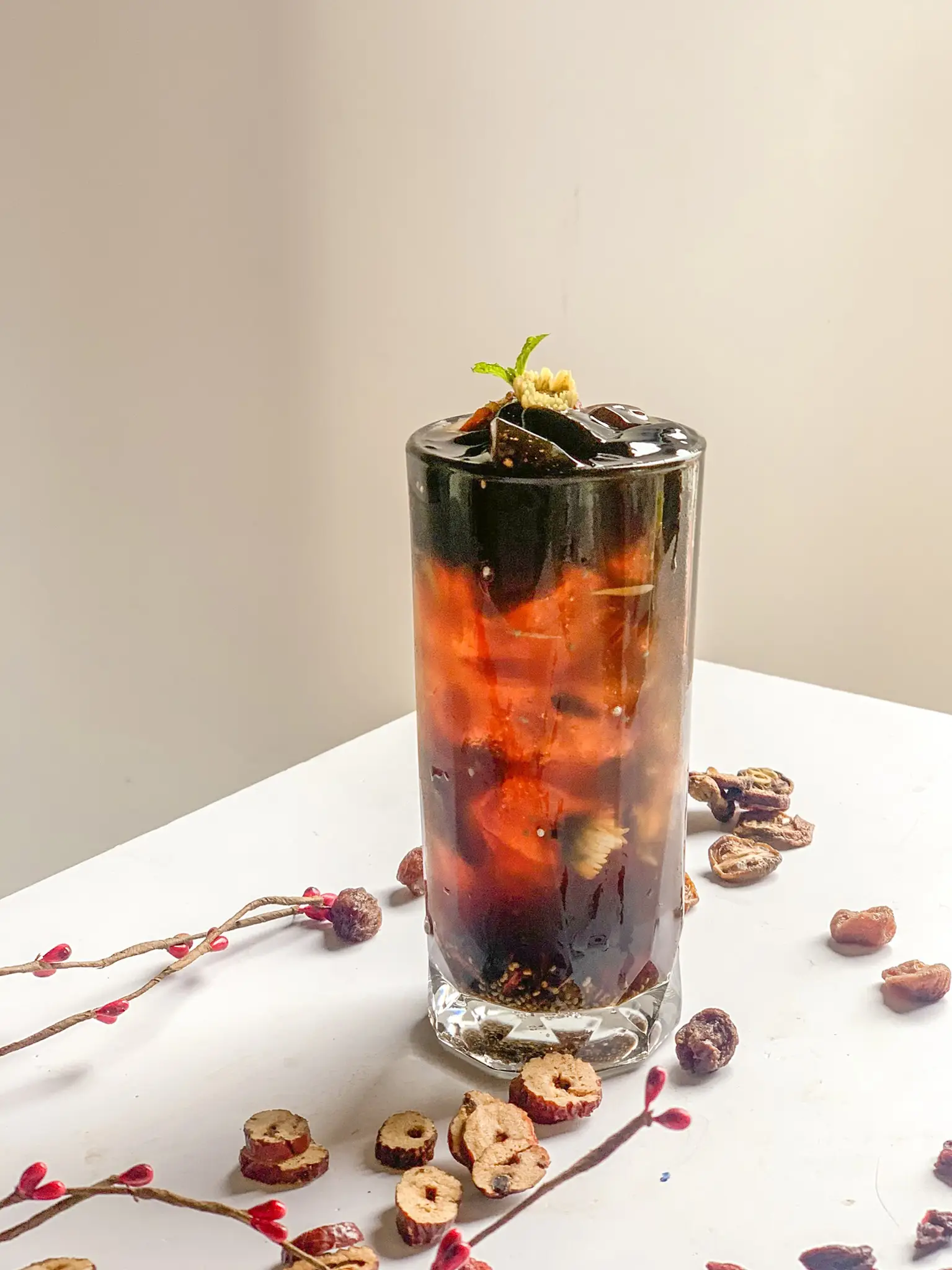 Hình ảnh Trà bí đao hạt chia sương sáo