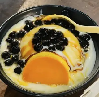 Hình ảnh Tàu hũ trân châu flan cốt dừa