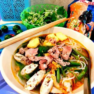 Hình ảnh Bún cua nước đầy đủ