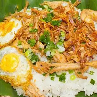 Hình ảnh Xôi gà xé lớn
