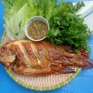 Hình ảnh Cá điêu hồng nướng Tây Bắc