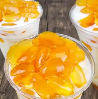 Hình ảnh Sữa chua hạt đác rim đường thốt nốt