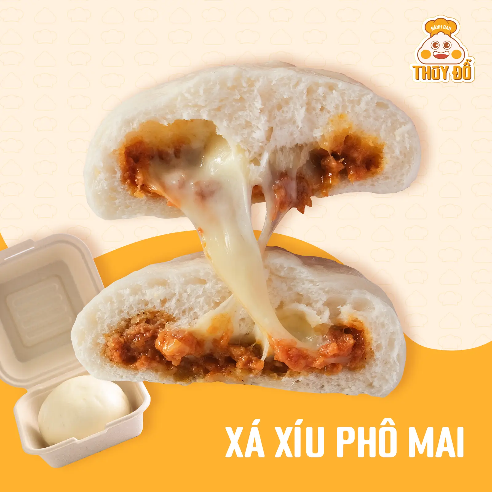 Hình ảnh Bánh Bao Xá Xíu Phô Mai (BEST SELLER)
