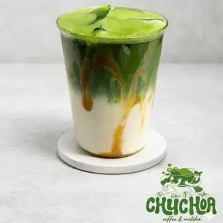 Hình ảnh Iced caramel matcha latte - size M