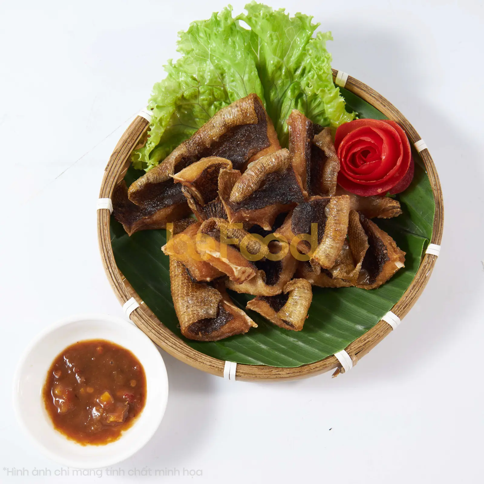 Hình ảnh cá thác lác rút xương chiên giòn