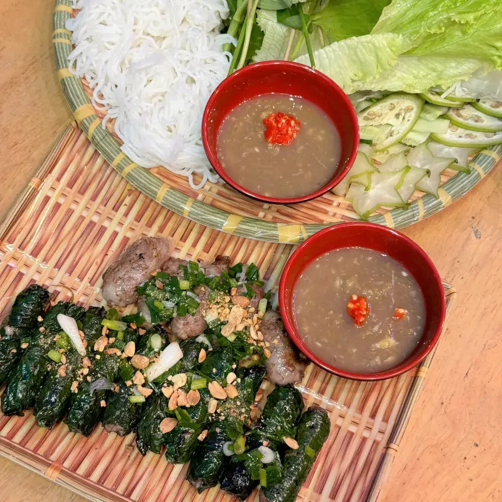 Hình ảnh Combo 2 phần bò lá lốt - 1 phần bò mỡ chài