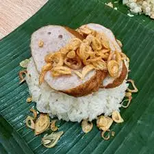 Hình ảnh Xôi  trắng chả mỡ ruốc