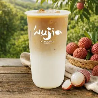 Hình ảnh Latte vải thiều
