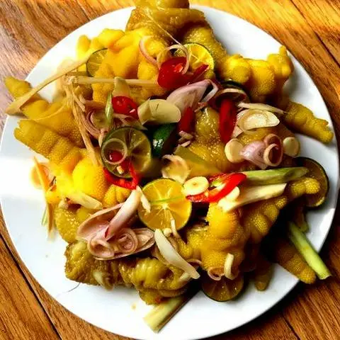 Hình ảnh Combo trà chanh - chân gà rút xương ngâm sả tắc - túi nhỏ