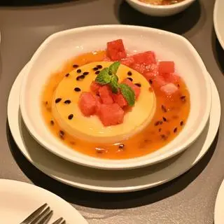 Hình ảnh Tàu hủ Singapore sốt chanh dây