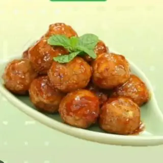 Hình ảnh Bò viên sốt mặn ngọt - 8 viên