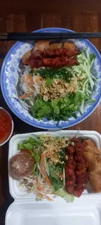 Hình ảnh Bánh hỏi thịt nướng
