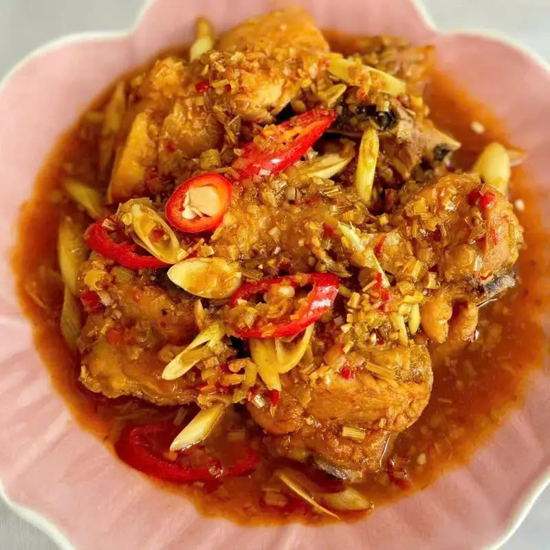 Hình ảnh GÀ KHO SẢ ỚT