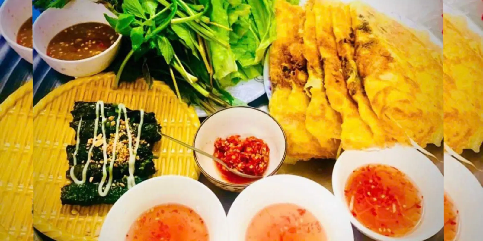 Hình ảnh Bánh Xèo Giòn Giòn - Bò Nướng Lá Lốt Mỡ Chài - Vĩnh Viễn